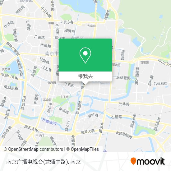 南京广播电视台(龙蟠中路)地图