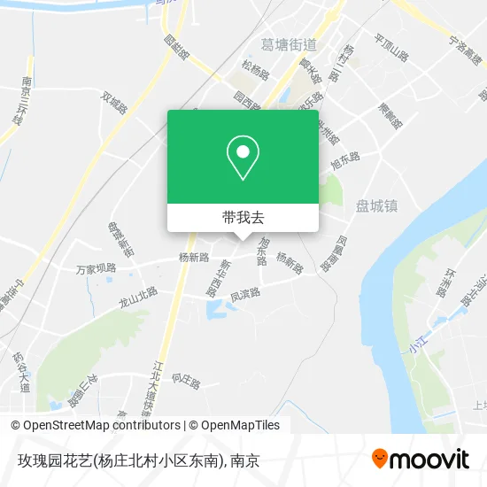 玫瑰园花艺(杨庄北村小区东南)地图