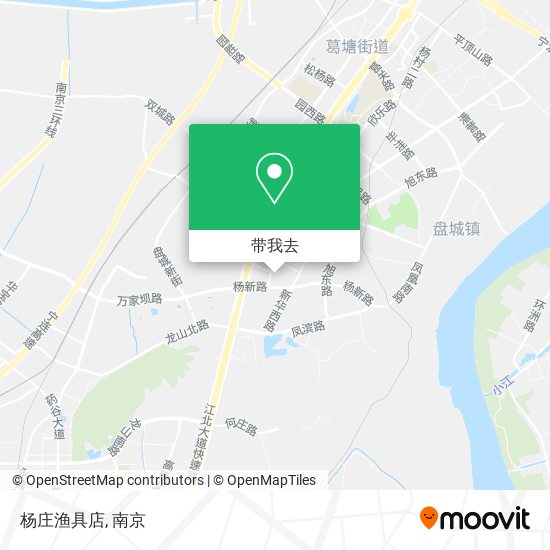 杨庄渔具店地图
