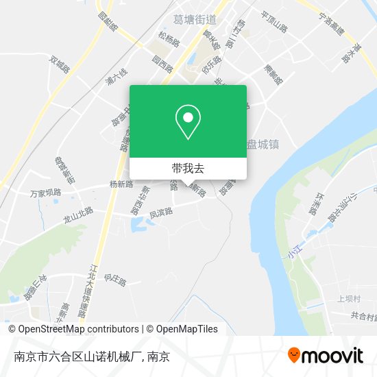 南京市六合区山诺机械厂地图