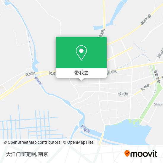 大洋门窗定制地图