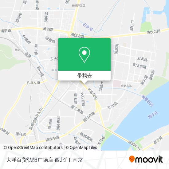 大洋百货弘阳广场店-西北门地图