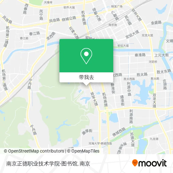 南京正德职业技术学院-图书馆地图