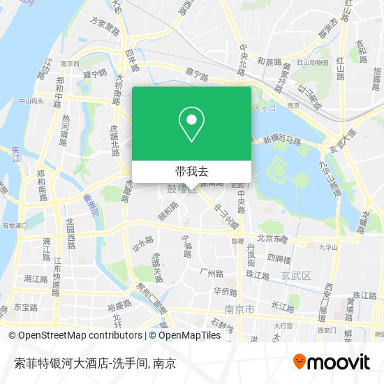 索菲特银河大酒店-洗手间地图