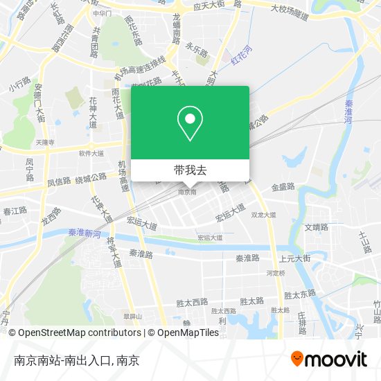 南京南站-南出入口地图
