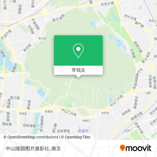 中山陵园图片摄影社地图