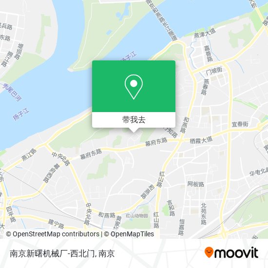 南京新曙机械厂-西北门地图