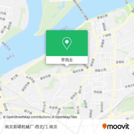 南京新曙机械厂-西北门地图