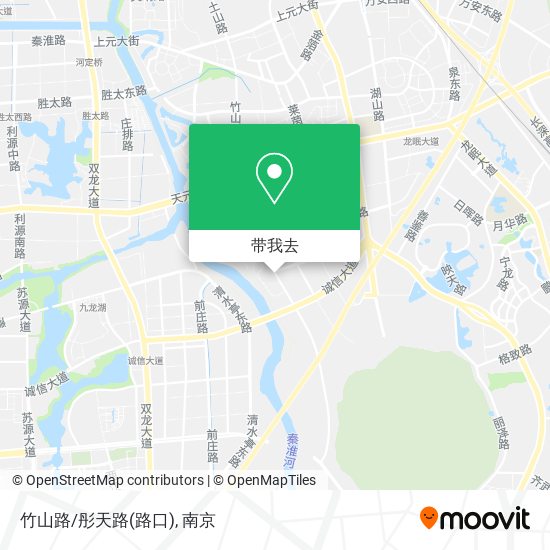 竹山路/彤天路(路口)地图