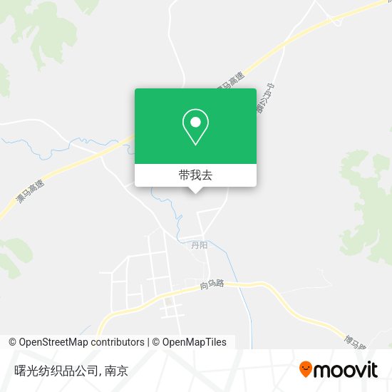 曙光纺织品公司地图