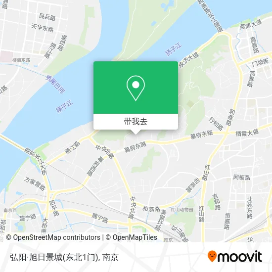 弘阳·旭日景城(东北1门)地图