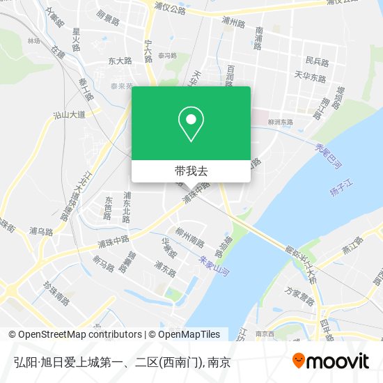 弘阳·旭日爱上城第一、二区(西南门)地图