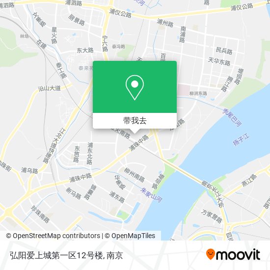 弘阳爱上城第一区12号楼地图