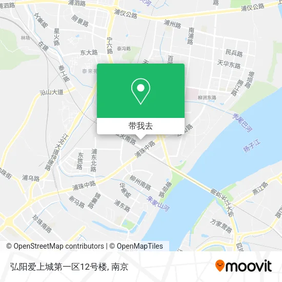 弘阳爱上城第一区12号楼地图
