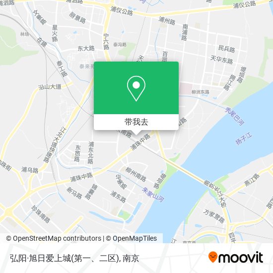 弘阳·旭日爱上城(第一、二区)地图