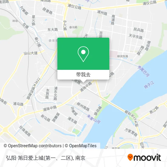 弘阳·旭日爱上城(第一、二区)地图