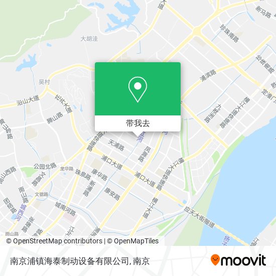 南京浦镇海泰制动设备有限公司地图