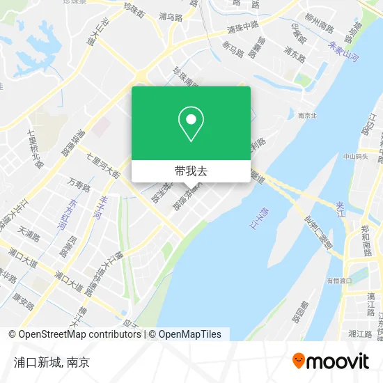 浦口新城地图