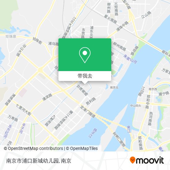 南京市浦口新城幼儿园地图