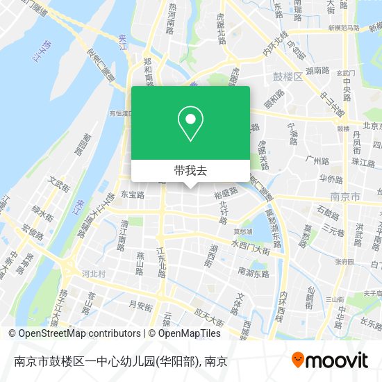 南京市鼓楼区一中心幼儿园(华阳部)地图
