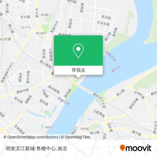 明发滨江新城-售楼中心地图