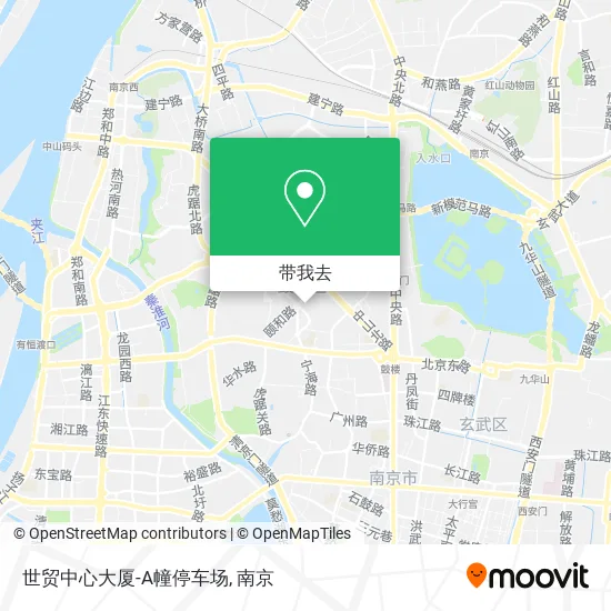 世贸中心大厦-A幢停车场地图