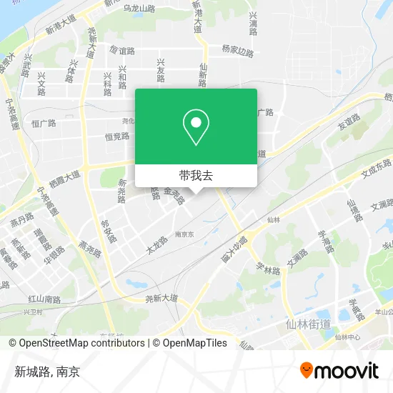 新城路地图