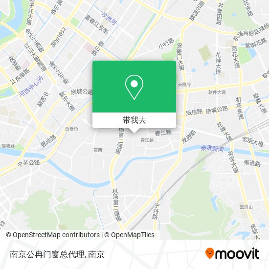南京公冉门窗总代理地图
