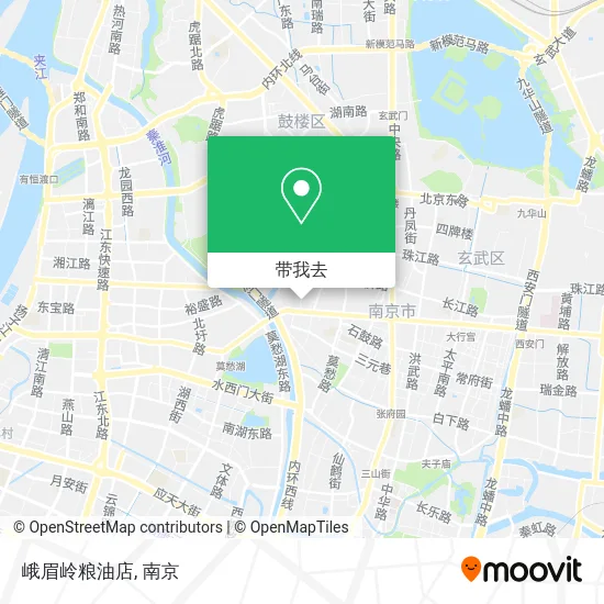 峨眉岭粮油店地图