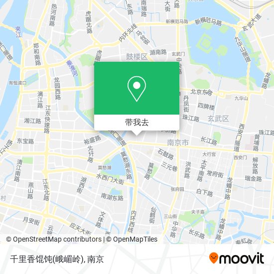千里香馄饨(峨嵋岭)地图