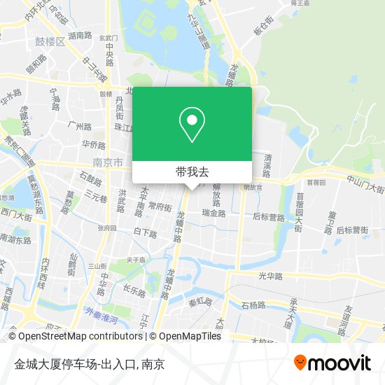 金城大厦停车场-出入口地图