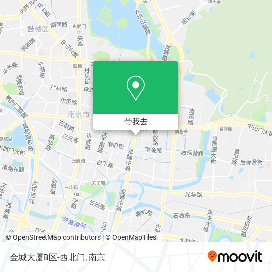 金城大厦B区-西北门地图