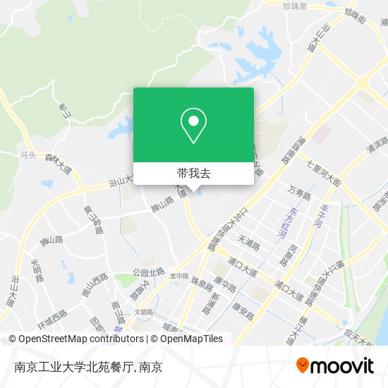 南京工业大学北苑餐厅地图