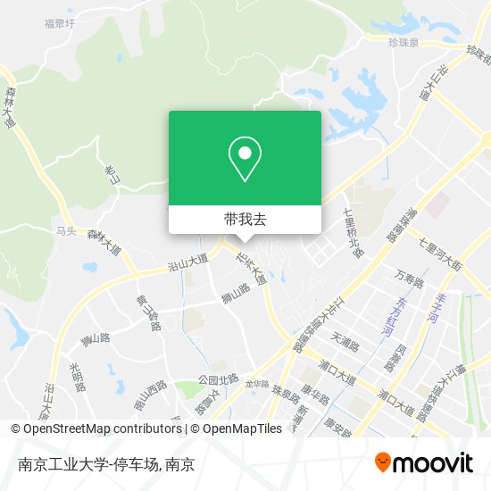 南京工业大学-停车场地图