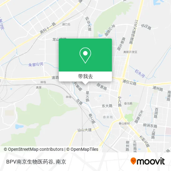 BPV南京生物医药谷地图