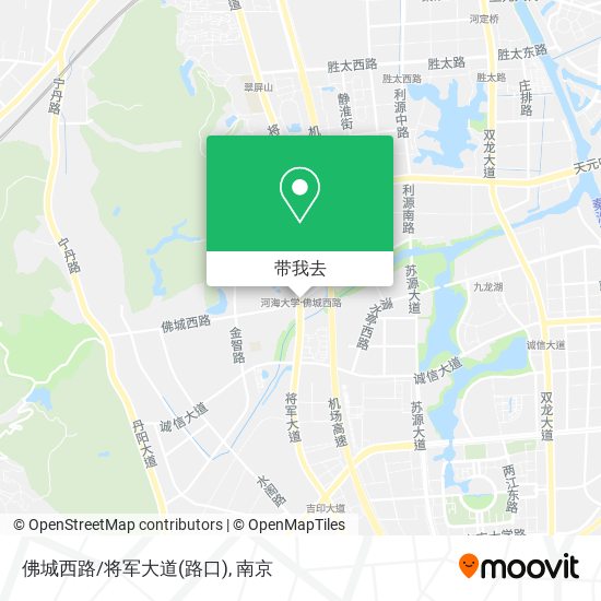 佛城西路/将军大道(路口)地图