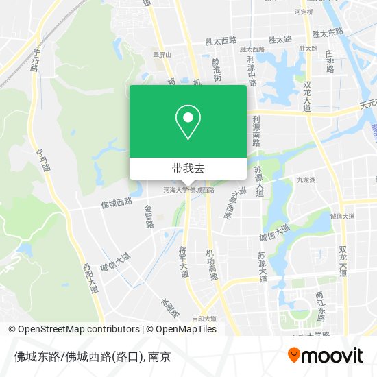 佛城东路/佛城西路(路口)地图