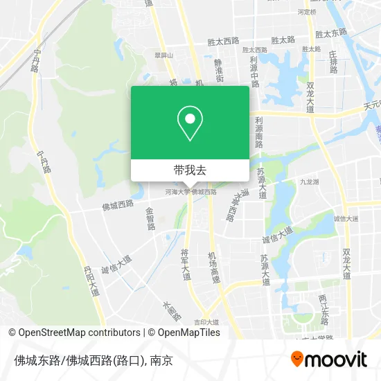 佛城东路/佛城西路(路口)地图