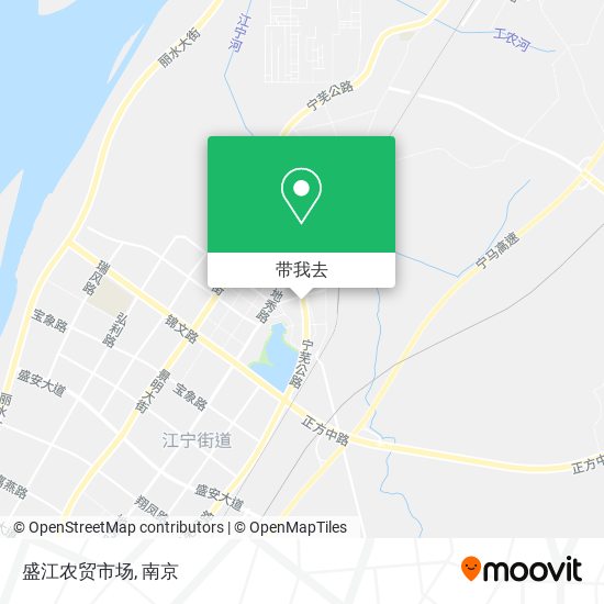 盛江农贸市场地图