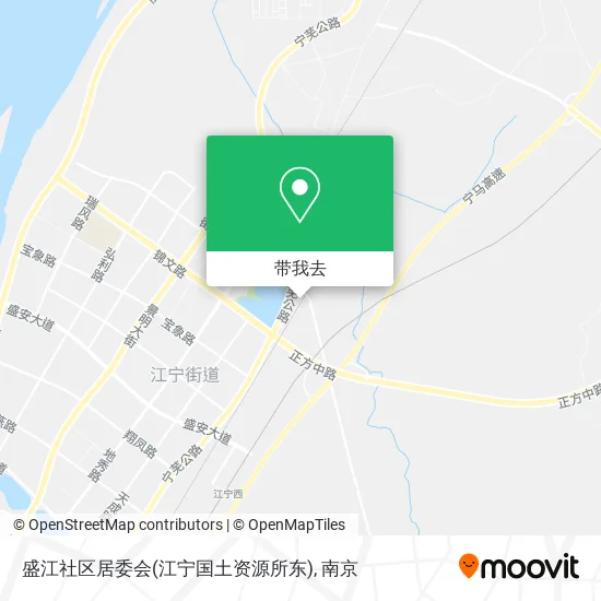 盛江社区居委会(江宁国土资源所东)地图