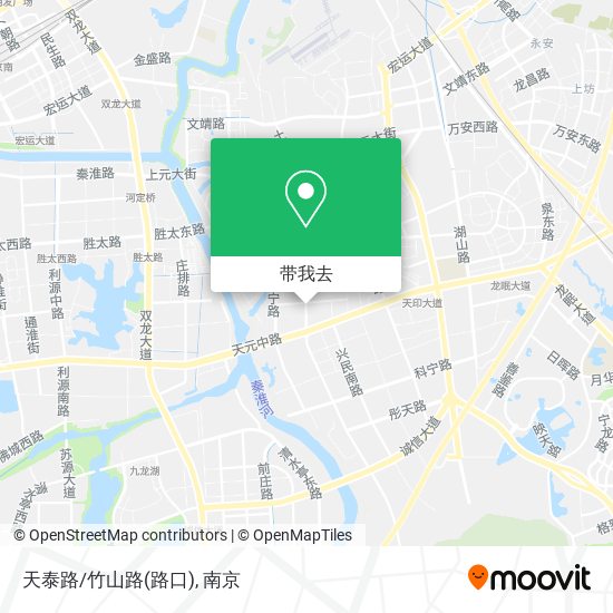 天泰路/竹山路(路口)地图