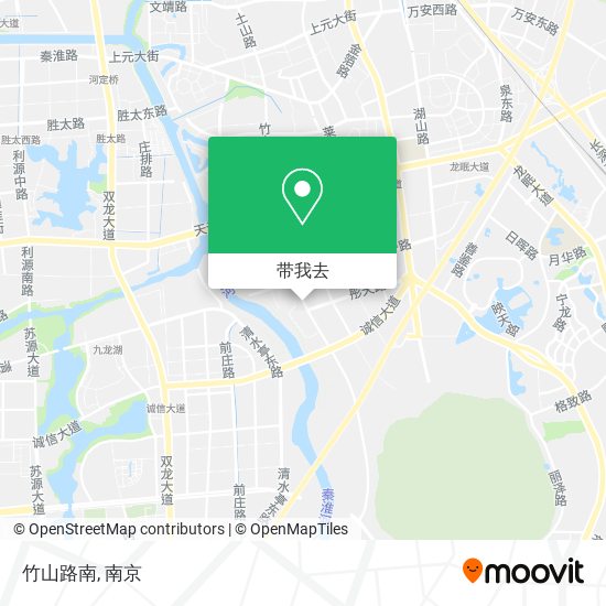 竹山路南地图