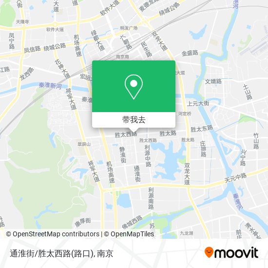 通淮街/胜太西路(路口)地图