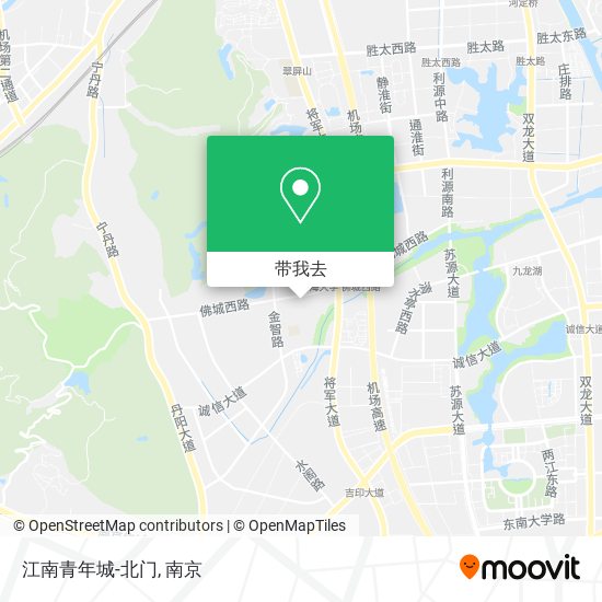 江南青年城-北门地图