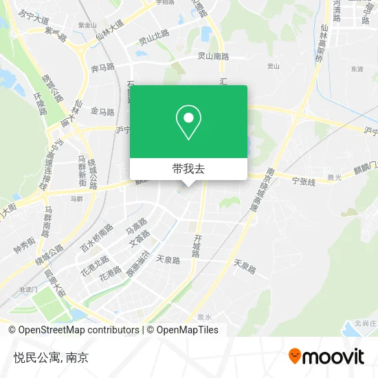 悦民公寓地图