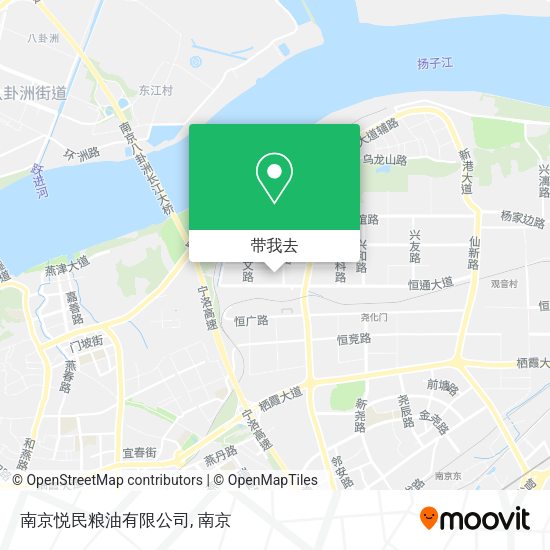 南京悦民粮油有限公司地图