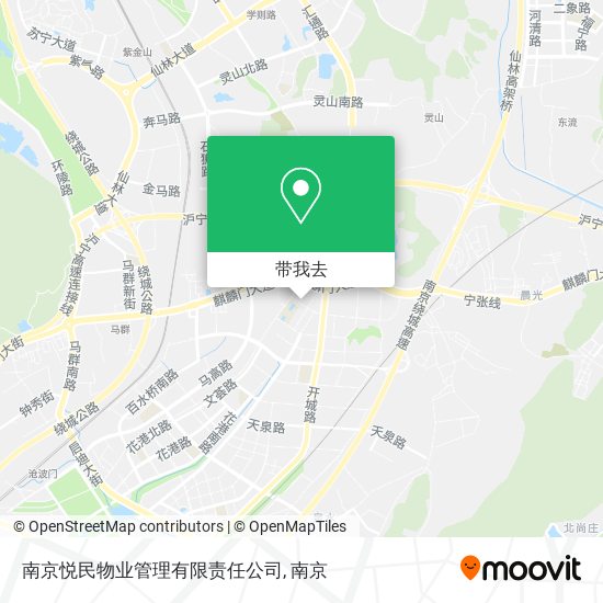 南京悦民物业管理有限责任公司地图