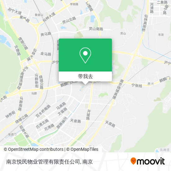 南京悦民物业管理有限责任公司地图