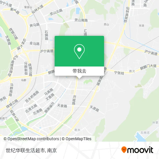 世纪华联生活超市地图