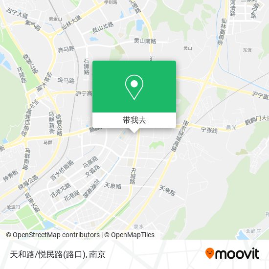 天和路/悦民路(路口)地图